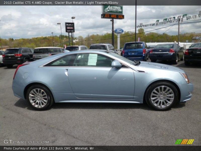 Glacier Blue Metallic / Light Titanium/Ebony 2013 Cadillac CTS 4 AWD Coupe