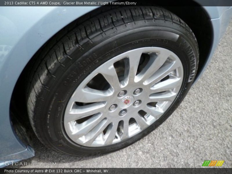 Glacier Blue Metallic / Light Titanium/Ebony 2013 Cadillac CTS 4 AWD Coupe