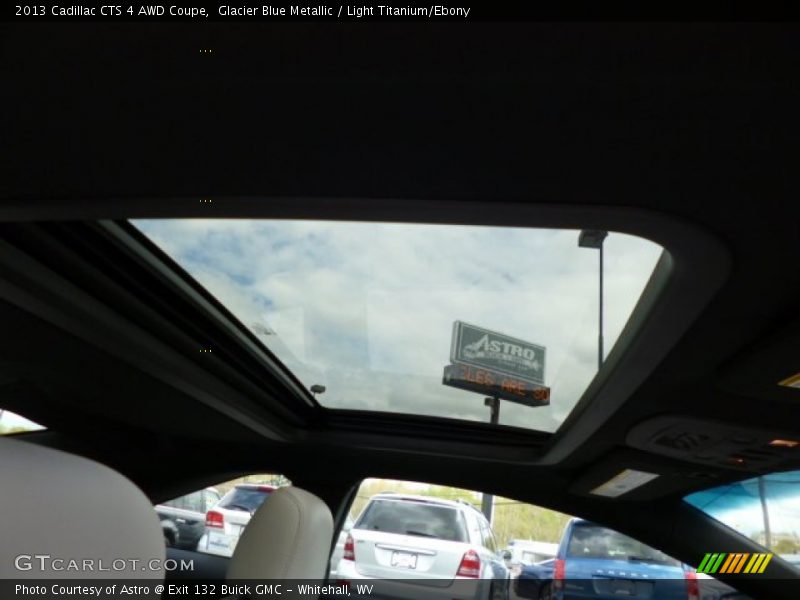 Glacier Blue Metallic / Light Titanium/Ebony 2013 Cadillac CTS 4 AWD Coupe