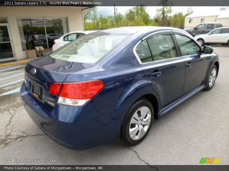 Azurite Blue Pearl / Warm Ivory 2011 Subaru Legacy 2.5i