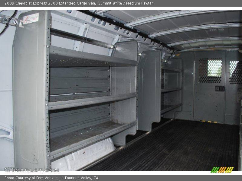 Summit White / Medium Pewter 2009 Chevrolet Express 3500 Extended Cargo Van