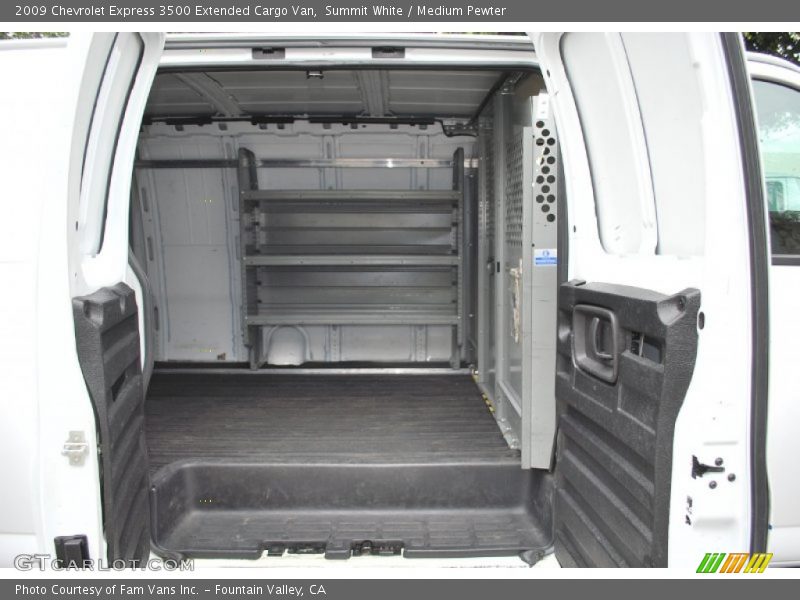 Summit White / Medium Pewter 2009 Chevrolet Express 3500 Extended Cargo Van