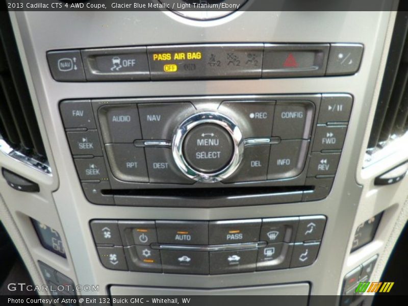 Controls of 2013 CTS 4 AWD Coupe