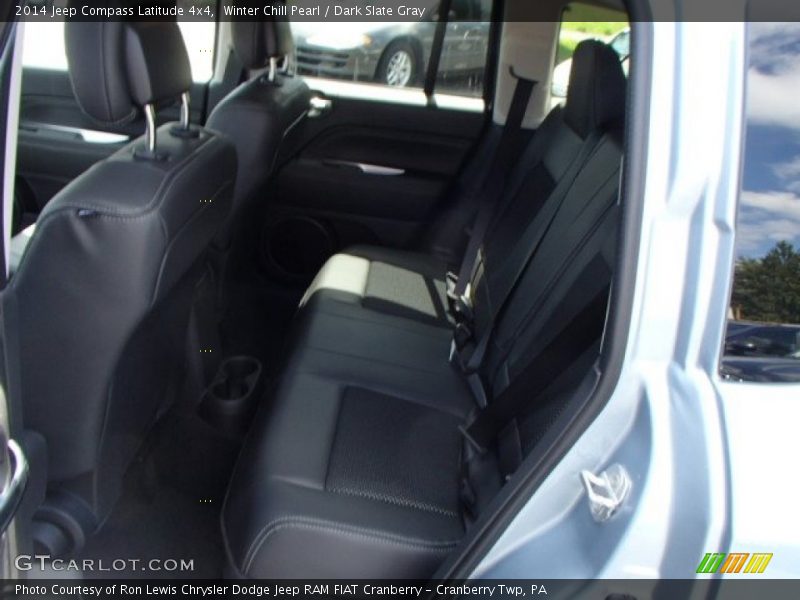 Winter Chill Pearl / Dark Slate Gray 2014 Jeep Compass Latitude 4x4