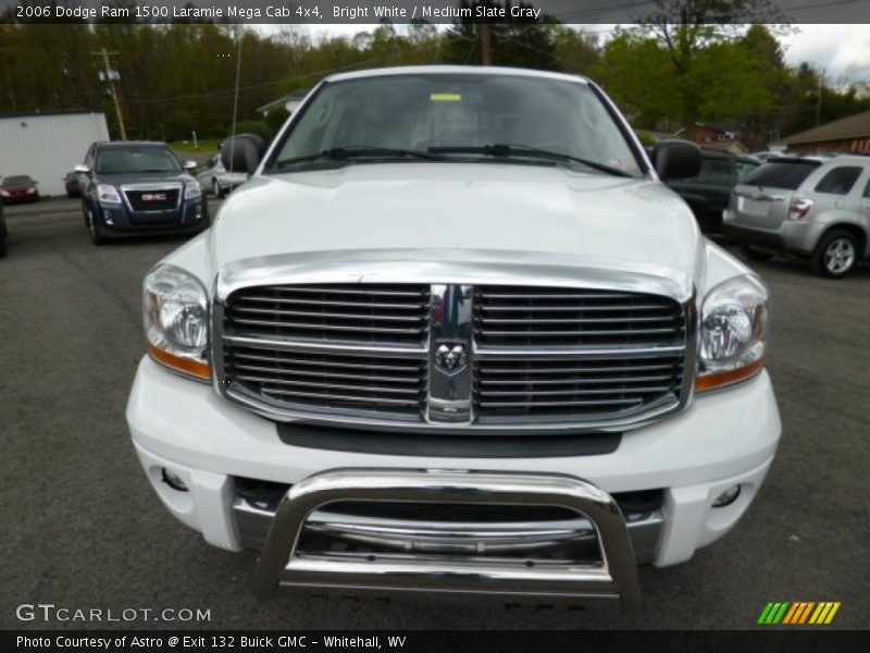 Bright White / Medium Slate Gray 2006 Dodge Ram 1500 Laramie Mega Cab 4x4