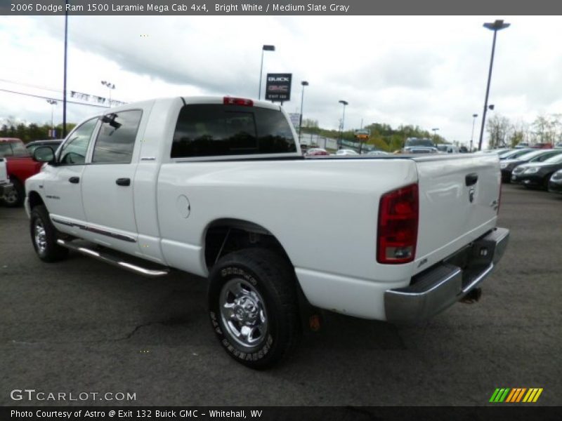 Bright White / Medium Slate Gray 2006 Dodge Ram 1500 Laramie Mega Cab 4x4