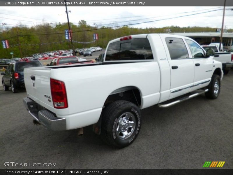 Bright White / Medium Slate Gray 2006 Dodge Ram 1500 Laramie Mega Cab 4x4