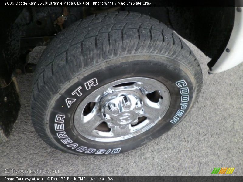Bright White / Medium Slate Gray 2006 Dodge Ram 1500 Laramie Mega Cab 4x4
