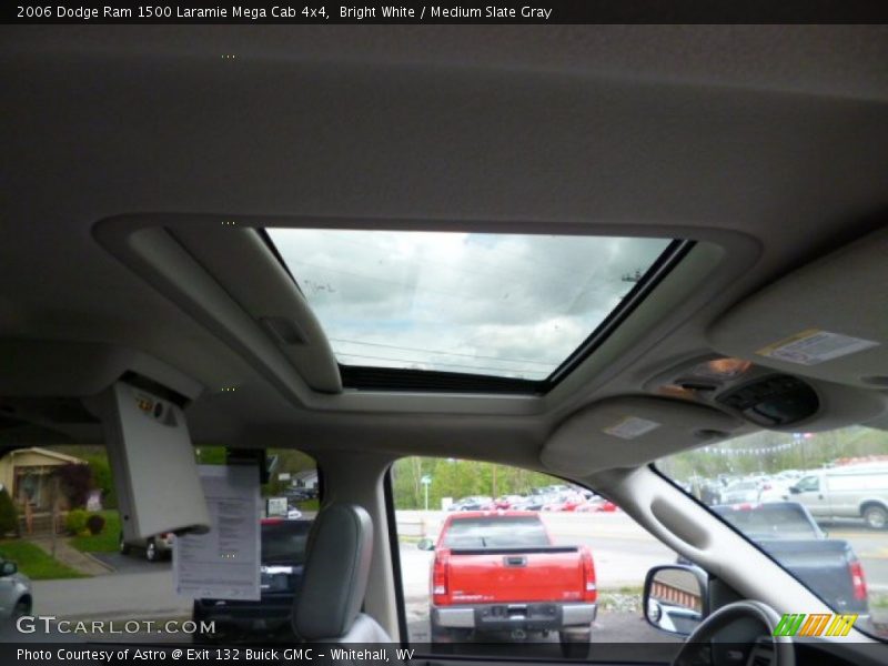 Bright White / Medium Slate Gray 2006 Dodge Ram 1500 Laramie Mega Cab 4x4