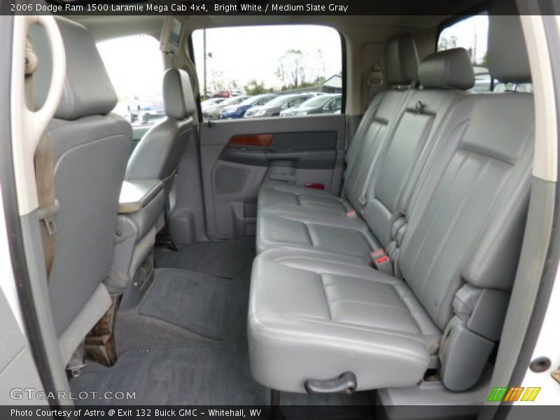 Bright White / Medium Slate Gray 2006 Dodge Ram 1500 Laramie Mega Cab 4x4