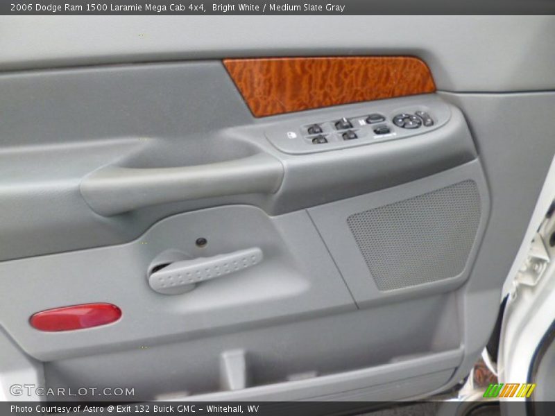 Bright White / Medium Slate Gray 2006 Dodge Ram 1500 Laramie Mega Cab 4x4