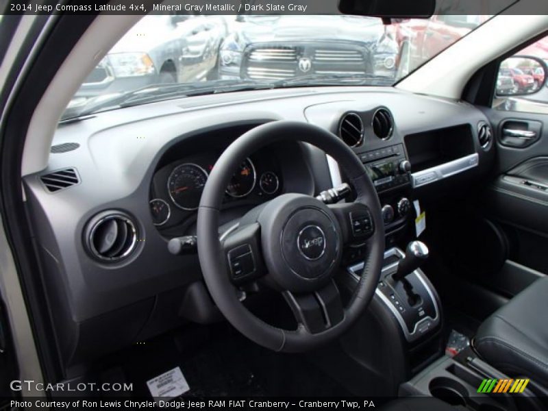 Mineral Gray Metallic / Dark Slate Gray 2014 Jeep Compass Latitude 4x4