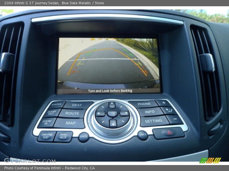 Blue Slate Metallic / Stone 2009 Infiniti G 37 Journey Sedan
