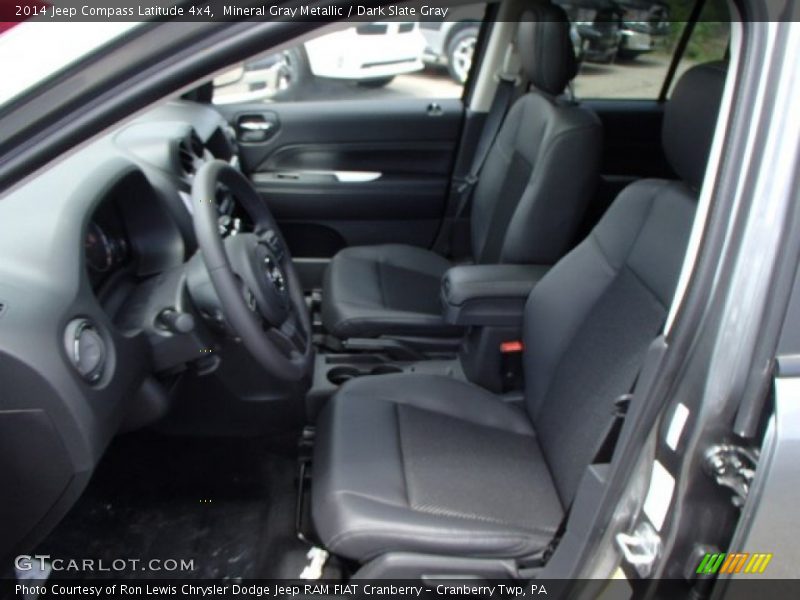 Mineral Gray Metallic / Dark Slate Gray 2014 Jeep Compass Latitude 4x4