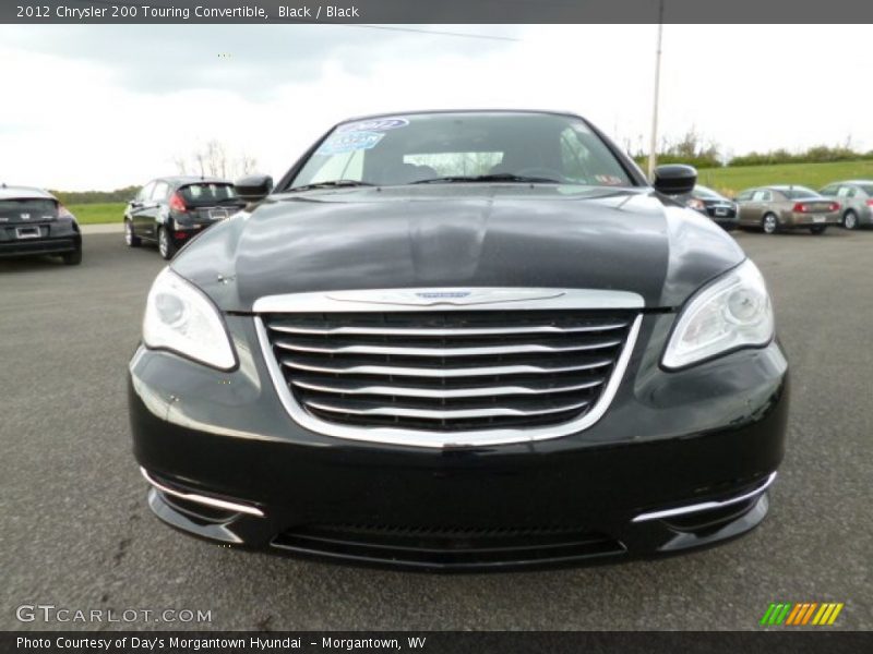 Black / Black 2012 Chrysler 200 Touring Convertible