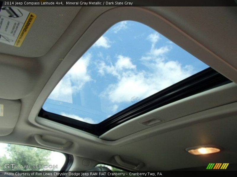 Mineral Gray Metallic / Dark Slate Gray 2014 Jeep Compass Latitude 4x4