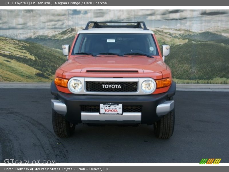 Magma Orange / Dark Charcoal 2013 Toyota FJ Cruiser 4WD