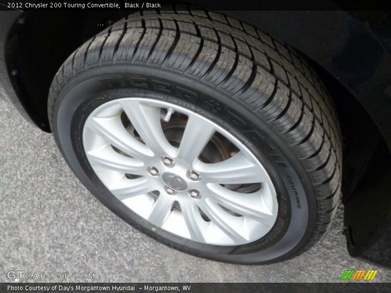 Black / Black 2012 Chrysler 200 Touring Convertible