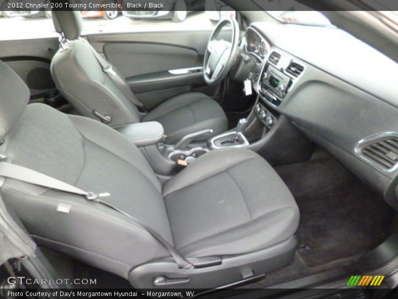Black / Black 2012 Chrysler 200 Touring Convertible