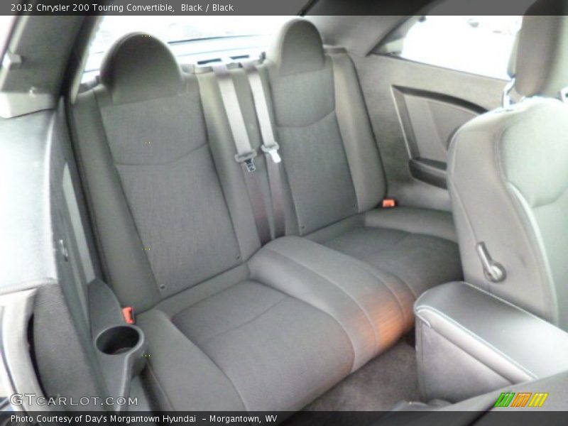 Black / Black 2012 Chrysler 200 Touring Convertible
