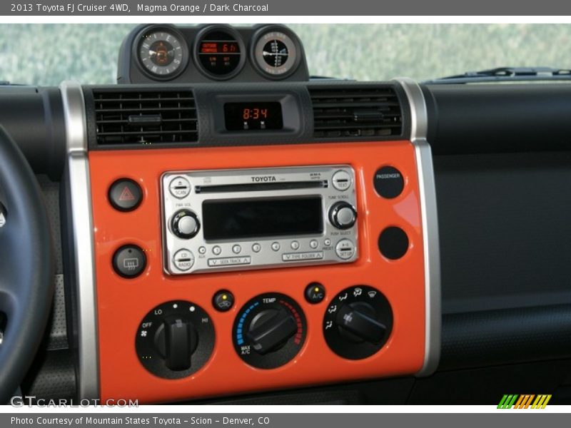 Magma Orange / Dark Charcoal 2013 Toyota FJ Cruiser 4WD