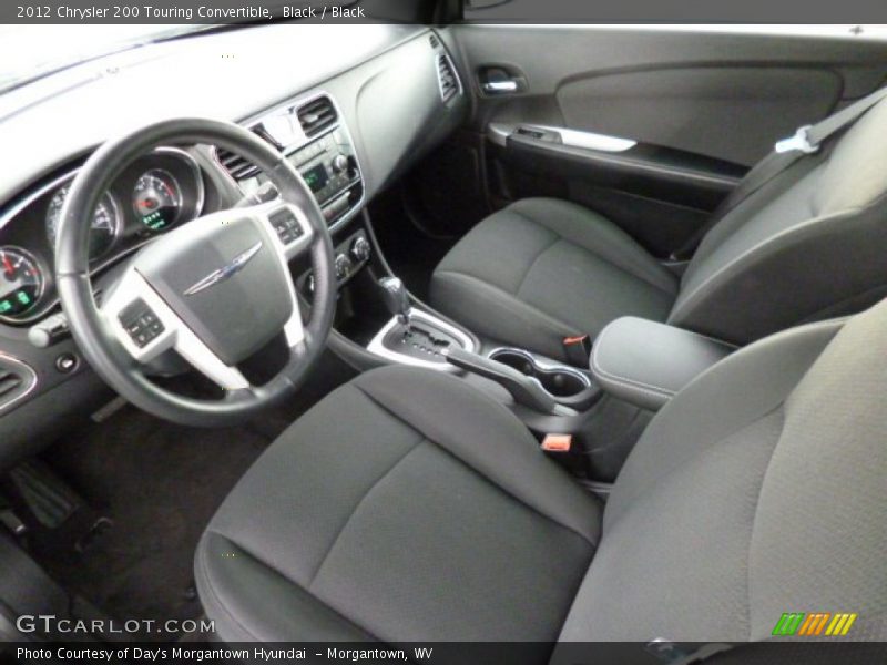Black / Black 2012 Chrysler 200 Touring Convertible