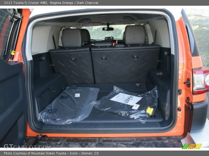 Magma Orange / Dark Charcoal 2013 Toyota FJ Cruiser 4WD