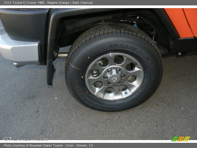 Magma Orange / Dark Charcoal 2013 Toyota FJ Cruiser 4WD