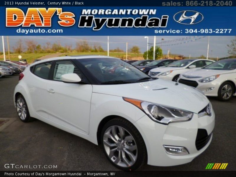 Century White / Black 2013 Hyundai Veloster