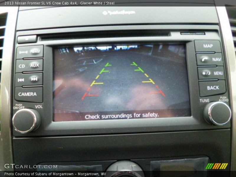 Glacier White / Steel 2013 Nissan Frontier SL V6 Crew Cab 4x4