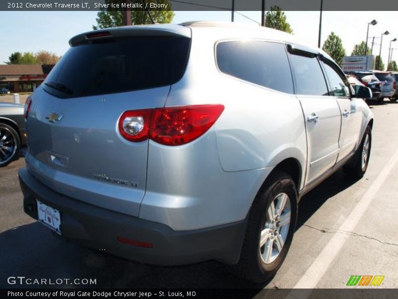 Silver Ice Metallic / Ebony 2012 Chevrolet Traverse LT