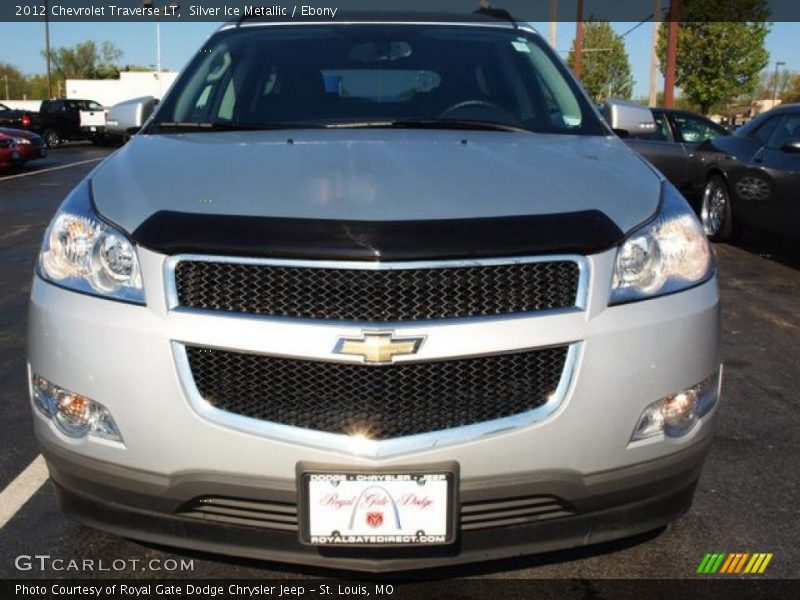 Silver Ice Metallic / Ebony 2012 Chevrolet Traverse LT