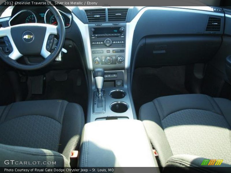 Silver Ice Metallic / Ebony 2012 Chevrolet Traverse LT