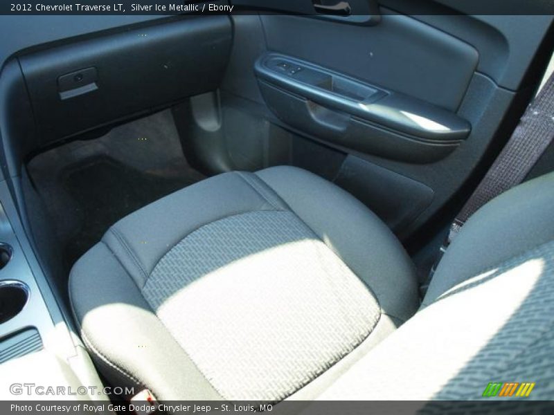 Silver Ice Metallic / Ebony 2012 Chevrolet Traverse LT