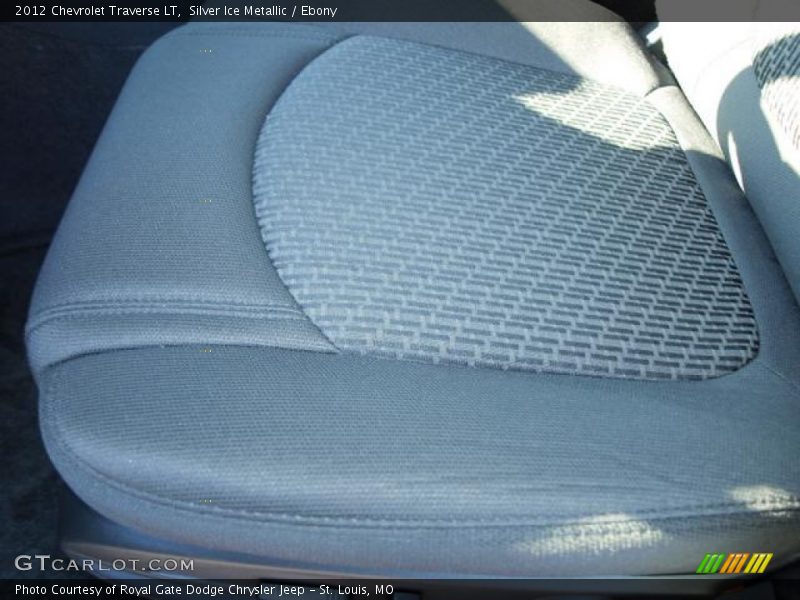Silver Ice Metallic / Ebony 2012 Chevrolet Traverse LT