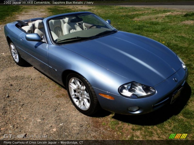 Front 3/4 View of 2002 XK XK8 Convertible