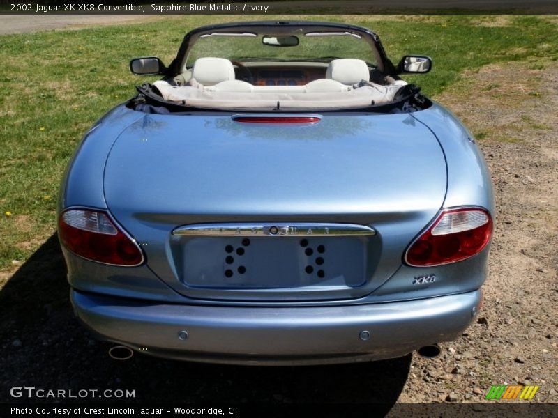  2002 XK XK8 Convertible Sapphire Blue Metallic
