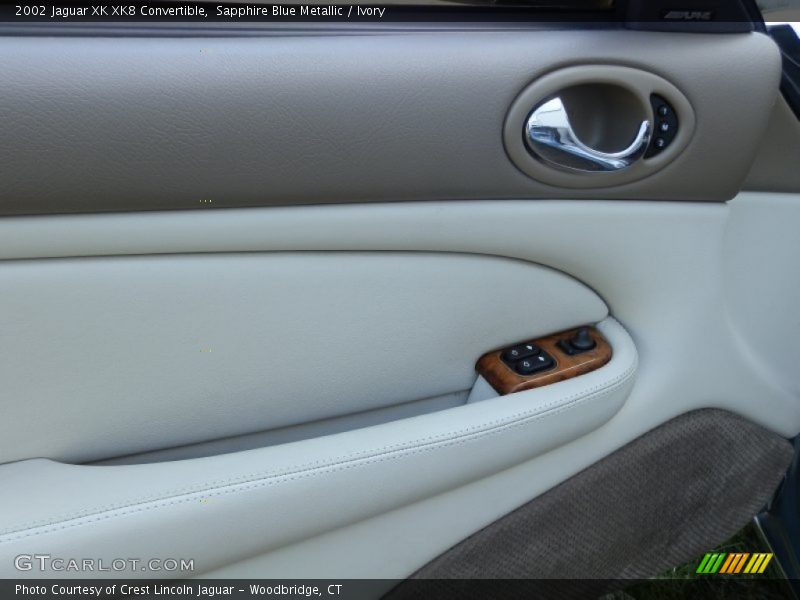 Sapphire Blue Metallic / Ivory 2002 Jaguar XK XK8 Convertible
