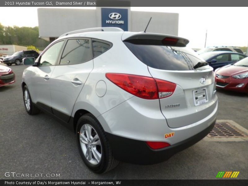 Diamond Silver / Black 2013 Hyundai Tucson GLS