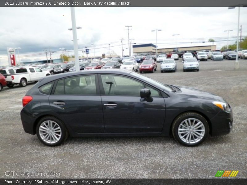 Dark Gray Metallic / Black 2013 Subaru Impreza 2.0i Limited 5 Door