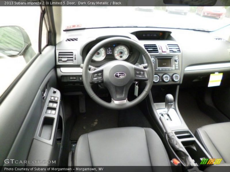 Dark Gray Metallic / Black 2013 Subaru Impreza 2.0i Limited 5 Door