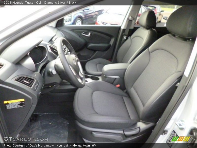 Diamond Silver / Black 2013 Hyundai Tucson GLS