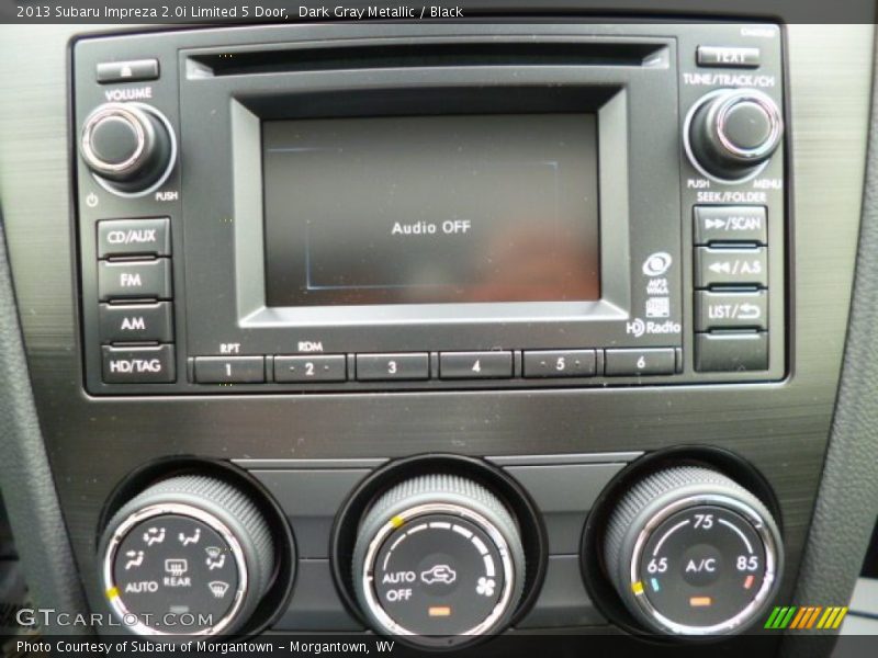 Dark Gray Metallic / Black 2013 Subaru Impreza 2.0i Limited 5 Door