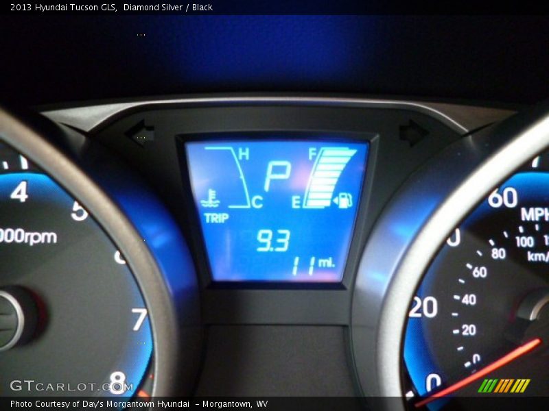 Diamond Silver / Black 2013 Hyundai Tucson GLS