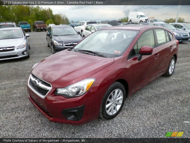 Front 3/4 View of 2013 Impreza 2.0i Premium 5 Door