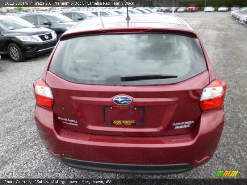 Camellia Red Pearl / Black 2013 Subaru Impreza 2.0i Premium 5 Door