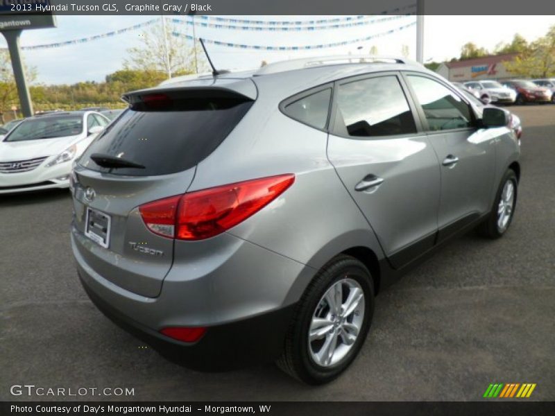 Graphite Gray / Black 2013 Hyundai Tucson GLS