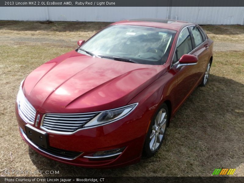 Ruby Red / Light Dune 2013 Lincoln MKZ 2.0L EcoBoost AWD