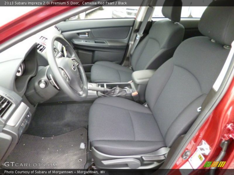  2013 Impreza 2.0i Premium 5 Door Black Interior
