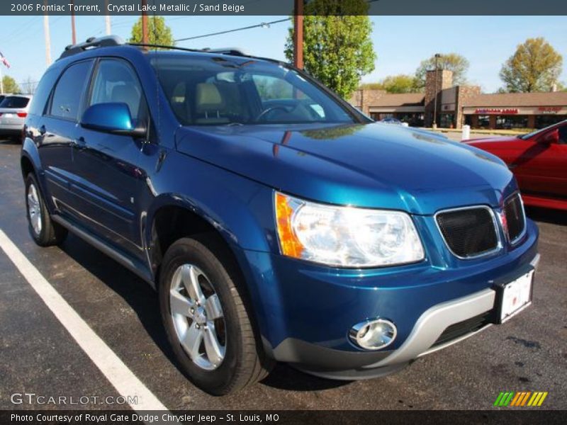 Crystal Lake Metallic / Sand Beige 2006 Pontiac Torrent